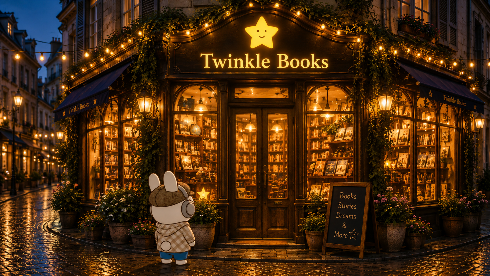 CoCo at the Twinkle Books shop mini-series